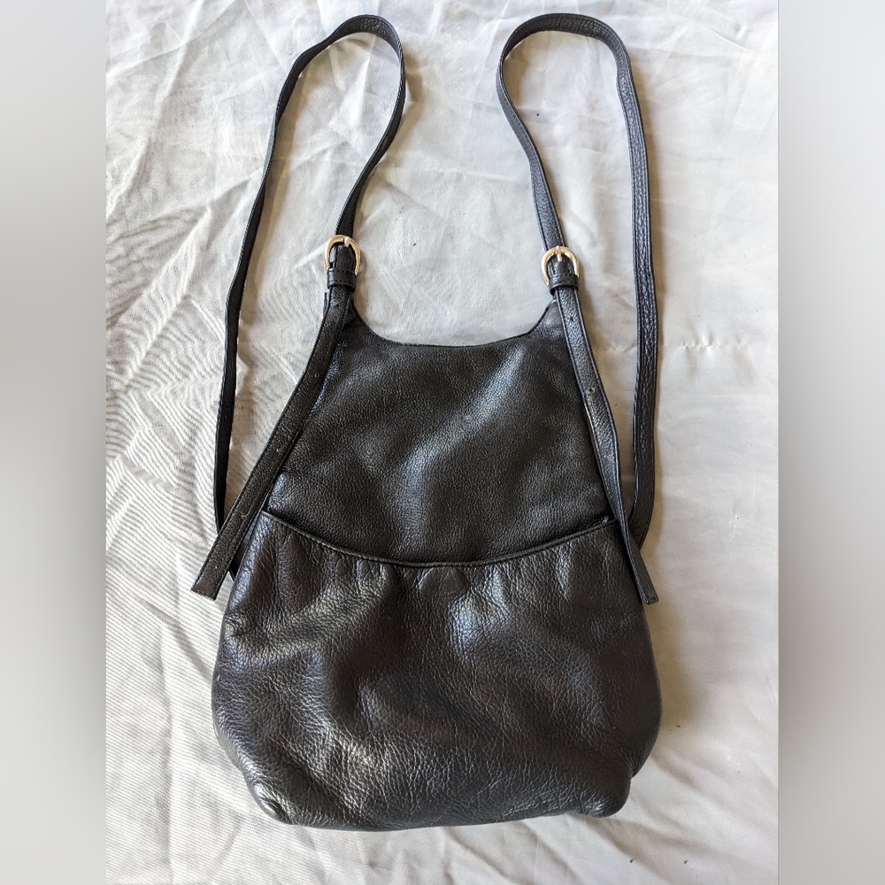 Versatile Black Pebbled Kangaroo Leather Backpack Bag